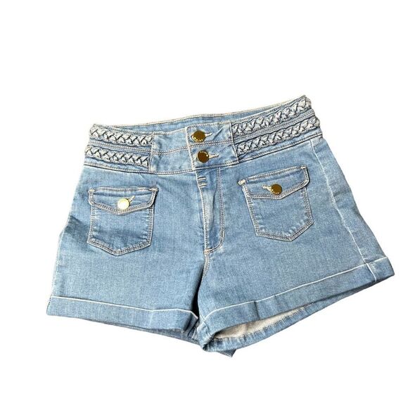 Vintage Y2K Bebe Summer Wash Denim Shorts - Picture 5 of 13